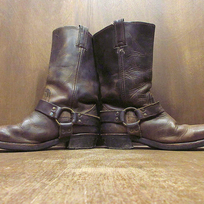ビンテージ○FRYEレザーリングブーツ茶size 7 1/2M○231017j8-m ビンテージ○FRYEレザーリングブーツ茶size 7 1/2M○231017j8-m