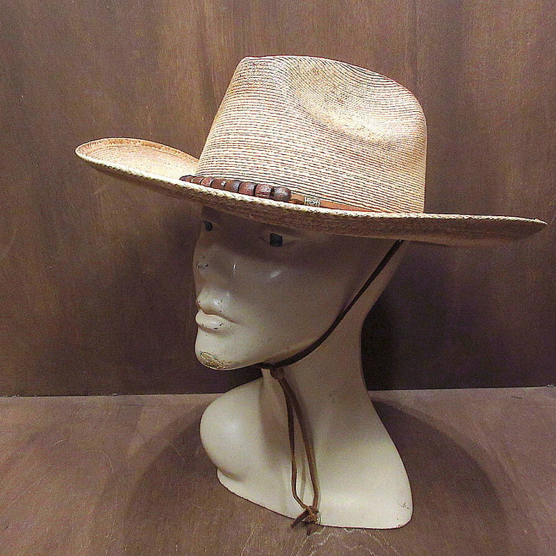 ビンテージ○RODEO DR BY STETSONストローテンガロンハットsize M○220