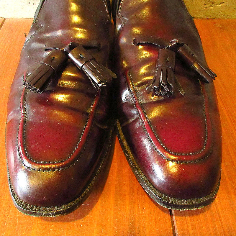 ビンテージ○Johnston＆Murphyタッセルローファーsize 9 1/2○231115...