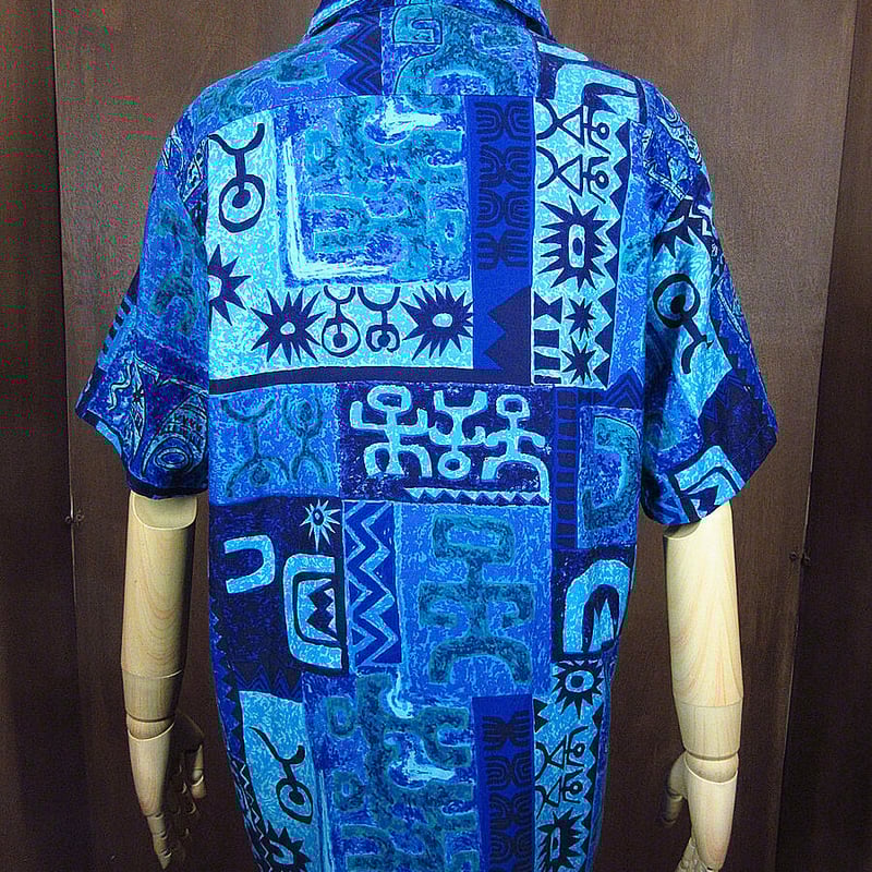 ビンテージ60's○HAWAIIAN Sandsコットンイタリアンカラー