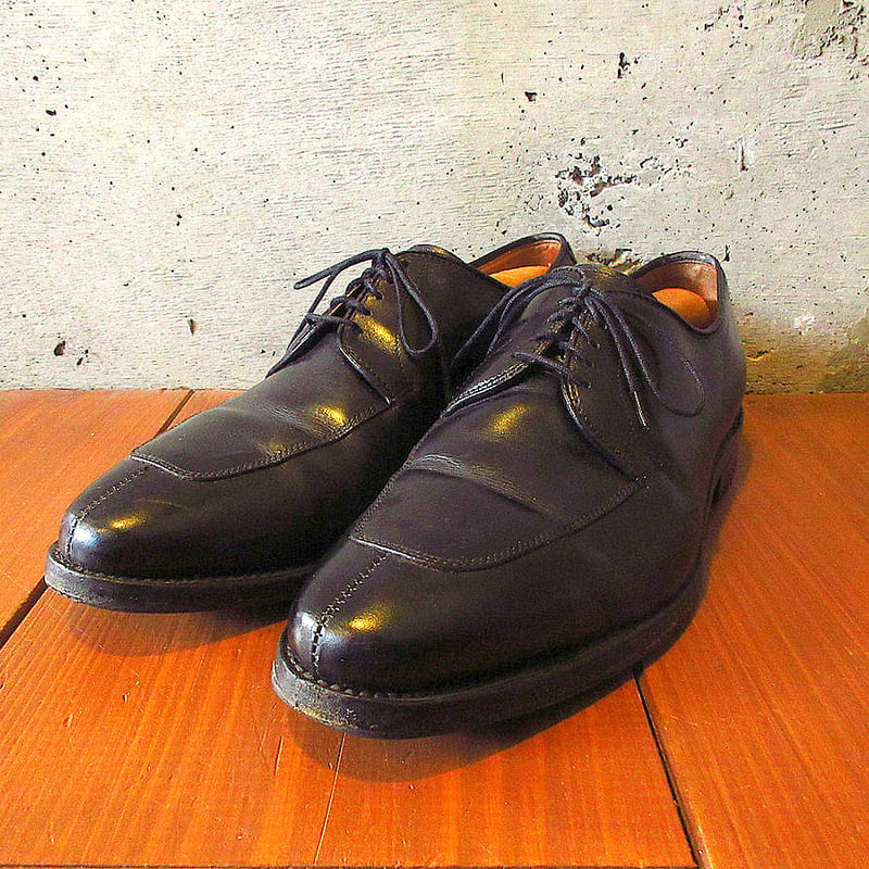 ビンテージ○Allen Edmonds Uチップシューズ黒size 8E○240302k4-m...