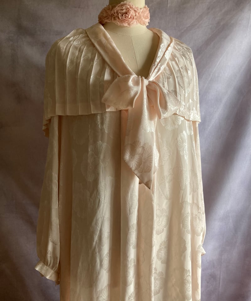 クリスチャンディオール ガウン ランジェリー 花柄 ナイトウェア