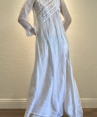 60s ODETTE BARSA Blue Gown | Rêverie Vintage