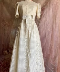 60s ODETTE BARSA Blue Gown | Rêverie Vintage