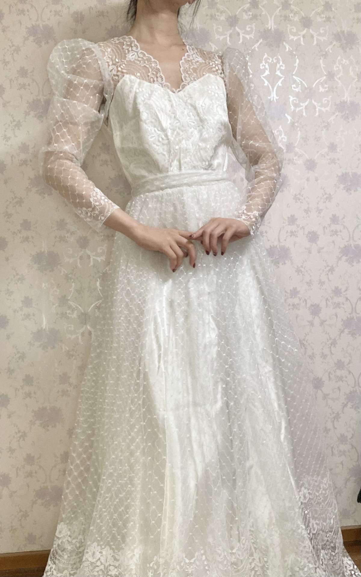 80s Romantic Vintage Wedding Dress | Rêverie Vi 80s Romantic Vintage Wedding Dress | Rêverie Vi