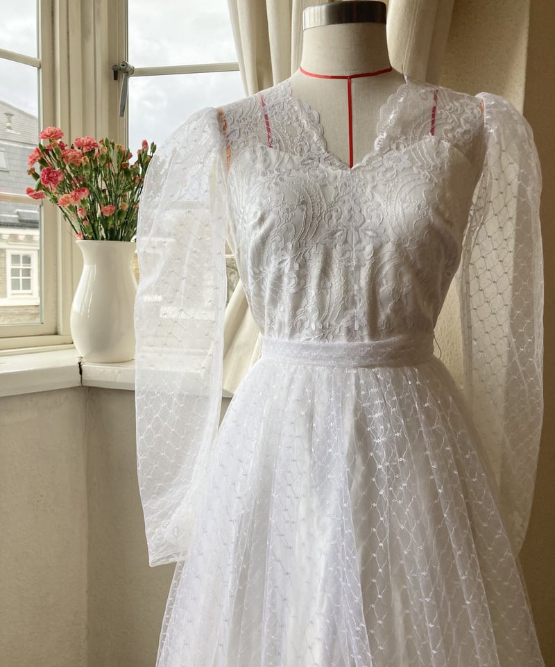 80s Romantic Vintage Wedding Dress | Rêverie Vi