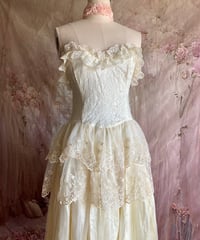 60s ODETTE BARSA Blue Gown | Rêverie Vintage
