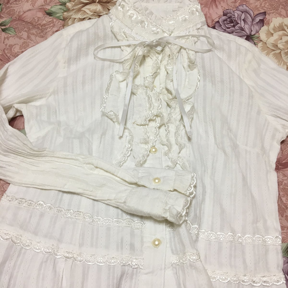 Romantic Cotton Vintage Blouse
