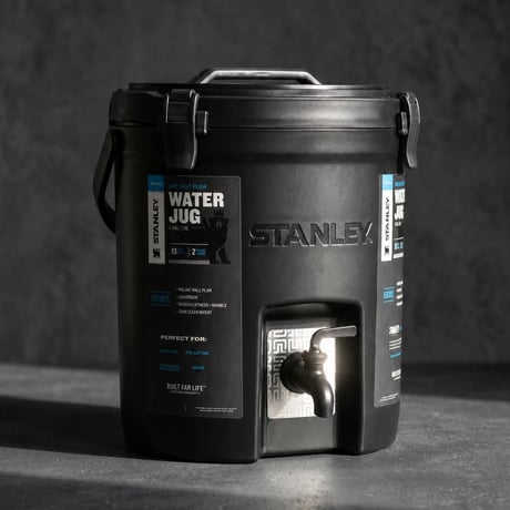 数量限定・再販なし｜STANLEY ウォータージャグ 蛇口カスタムプレート 鏡面黒染めステンレスプレート "シグネチャー CDモデル”