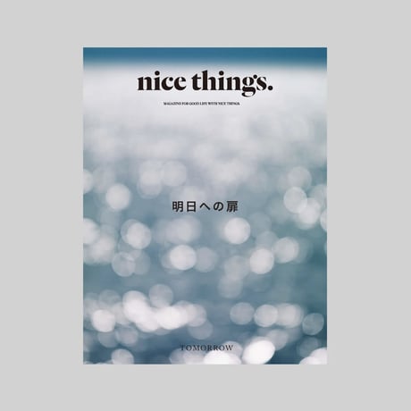 雑誌 nice things.復刊号