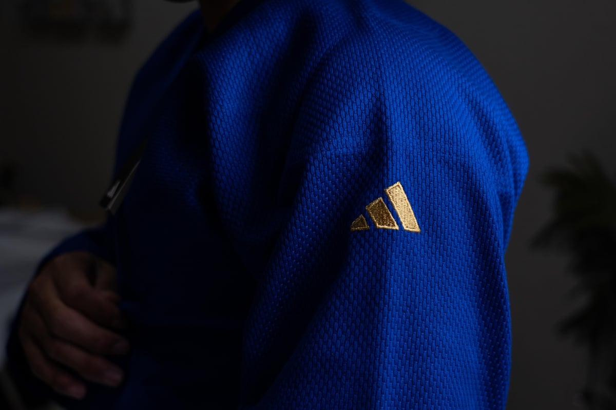 柔道衣 上衣 IJF CHAMPION III BLUE Gold Logo JAC【155c