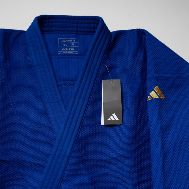 ァッション人気ブランドランキング 185cm 5.5号 adidas アディダス 柔道着 チャンピオン JU730B-IJF 柔道着