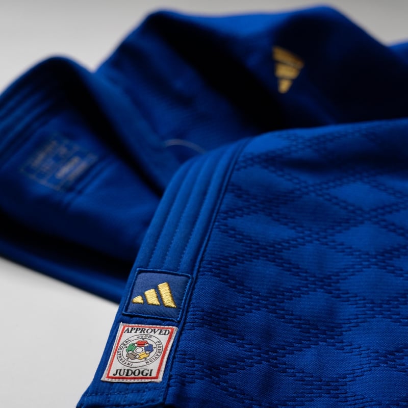 柔道衣 上衣 IJF CHAMPION III BLUE Gold Logo JAC【155c