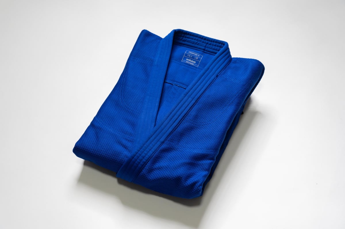 柔道衣 上衣 IJF CHAMPION III BLUE Gold Logo JAC【155c
