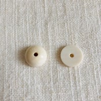 アイボリードームノブ、ワッシャー付き14mm 1個