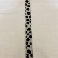 ハラコ風牛革ハンドル太1本ダルメシアン
