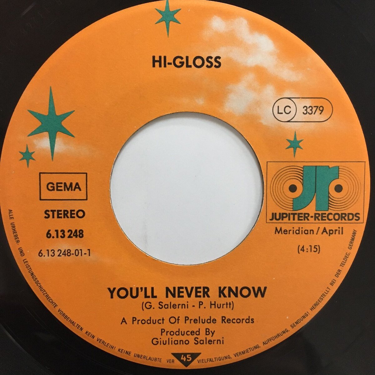 HI-GLOSS / You'll Never Know | ACTION TIME VISION