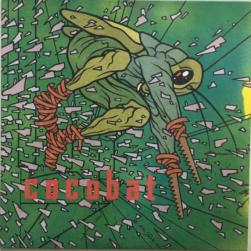 PUSHEADパスヘッドcocobatココバットグラスホッパーポスター９８年製 COCOBAT グラスホッパー ポスター ココバット pushead