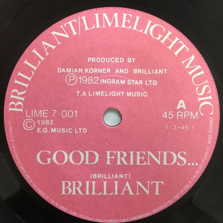 BRILLIANT / That's What Good Friends Are For...