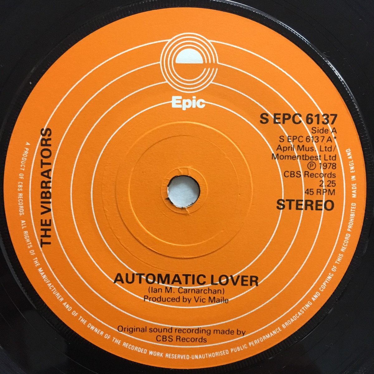 VIBRATORS / Automatic Lovers | ACTION TIME VISION