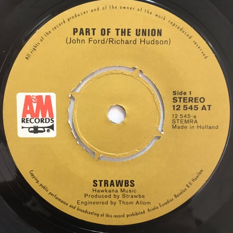 STRAWBS / Part Of The Union
