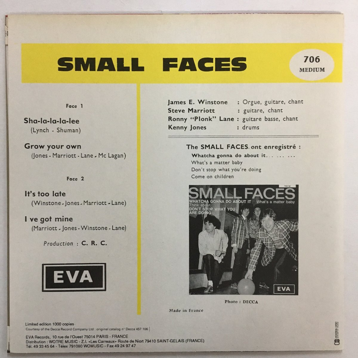 SMALL FACES / Sha-La-La-La-Lee | ACTION TIME VI