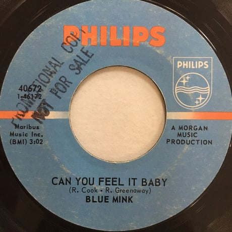 BLUE MINK / Can You Feel It Baby
