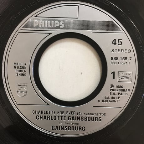 CHARLOTTE & GAINSBOURG / Charlotte For Ever