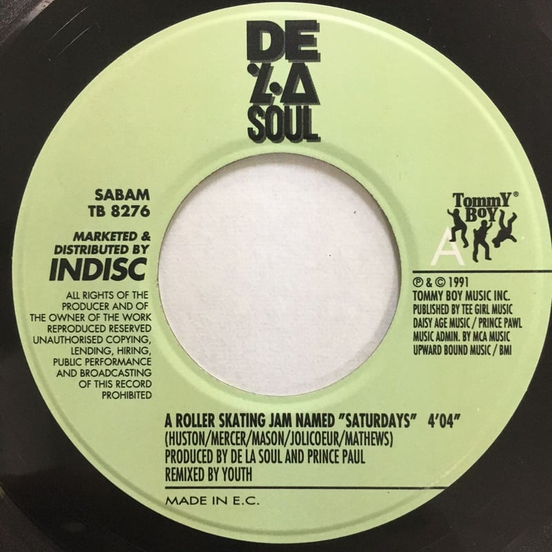 DE LA SOUL / A Roller Skating Jam Named 