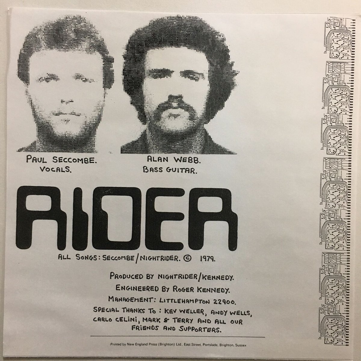 NIGHTRIDER / Digital Techniques EP (PS COPY) | 