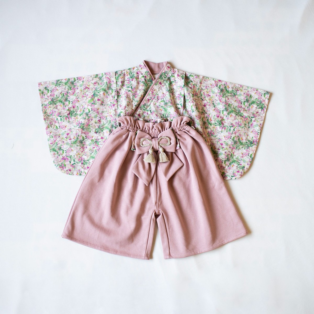 いくっこ♡羽織袴 紋付3点) 紋付羽織袴 メンズ 2colors 袴 セット 羽織 着物 袴 黒