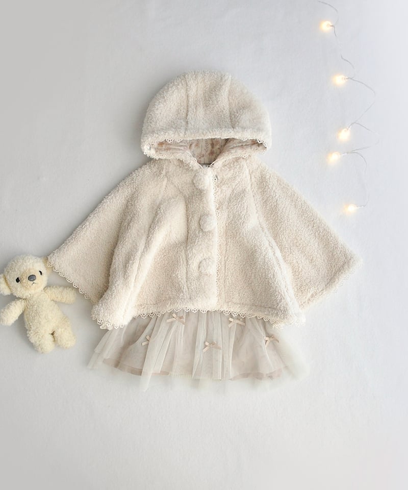 coto cotte フード付きボアケープ 722-574009 | TAKARAYA ONL