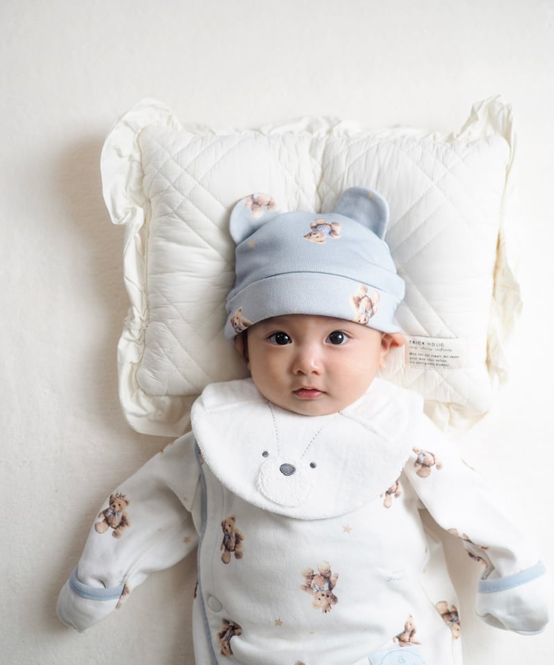 mocmof ロイヤルベア柄かんたんロンパース 622-651043 | TAKARAYA O