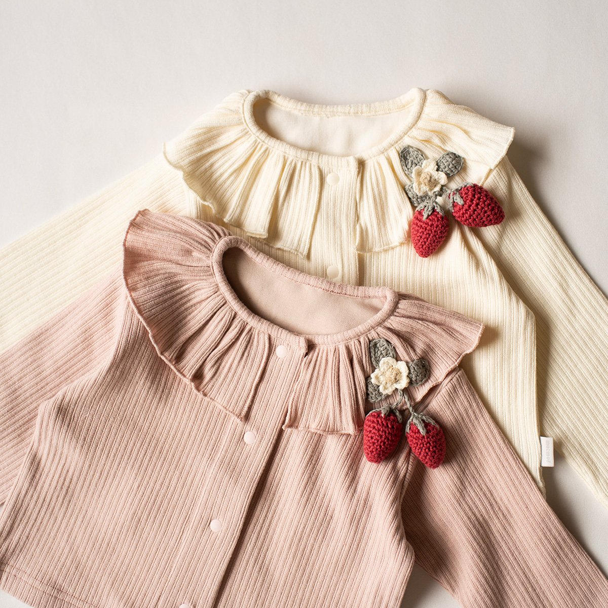 mocmof モチーフ付き リブ カーディガン 622-554046 | TAKARAYA O