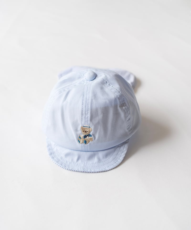 mocmof くま刺しゅう日除け付きキャップ 622-669146 | TAKARAYA ON