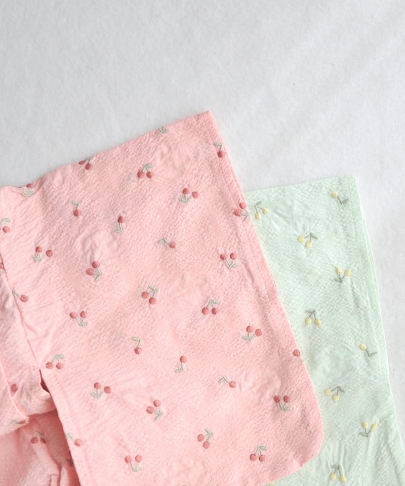 プレタ浴衣　刺繍入り GRL - 2点セットフラワー柄刺繍浴衣[gi1313] ピンク GRL