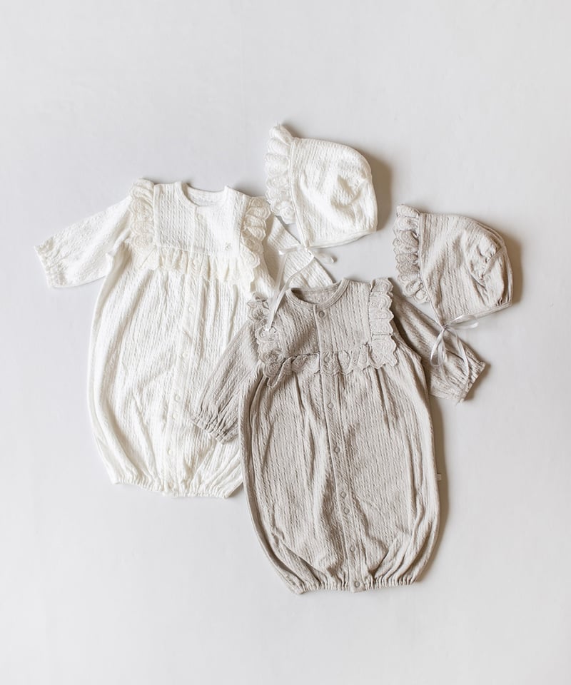 mocmof レース2wayオール+ボンネットセット 622-651063 | TAKARAY