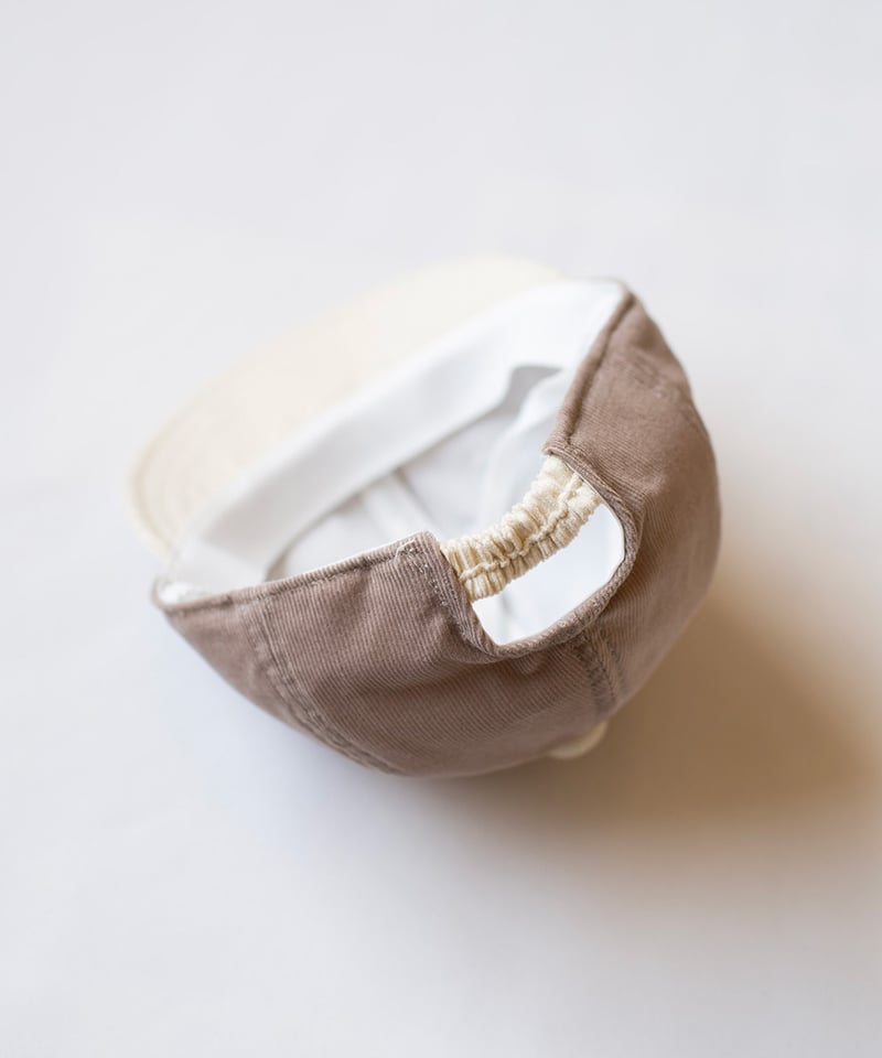 mocmof バイカラーベビーキャップ ( 日本製 ) 622-470250