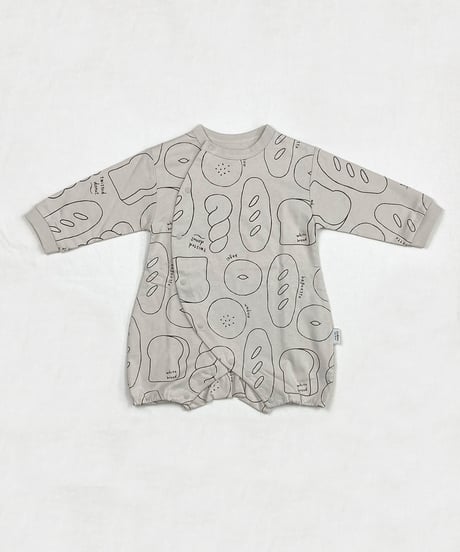 CLOUDY,FINE LATER　パン柄ロンパース　522-652003