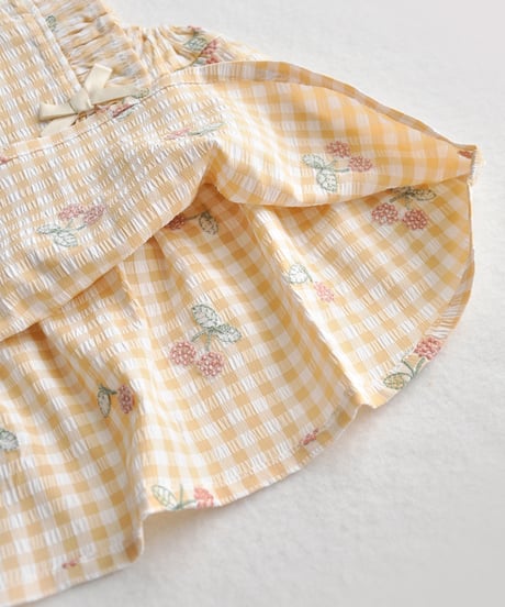 coto cotte　さくらんぼ刺繍ミルキースーツ　722-651012