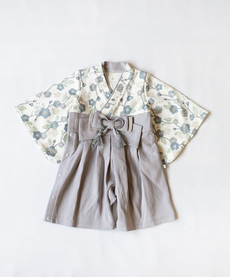 mocmof　袴 ロンパース ( うめ柄 )　622-556000