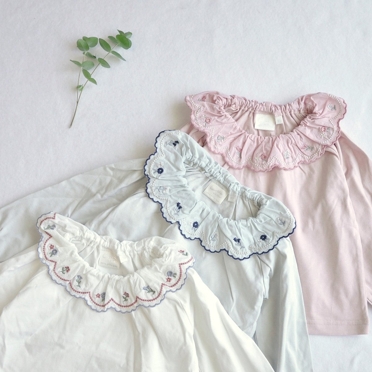 coto cotte 衿刺繍 カットブラウス 722-554010 | TAKARAYA ON coto cotte 衿刺繍 カットブラウス 722-554010 | TAKARAYA ON