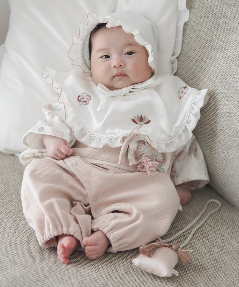 mocmof お宮参りスタイ3点セット 622-650004 | TAKARAYA ONLIN