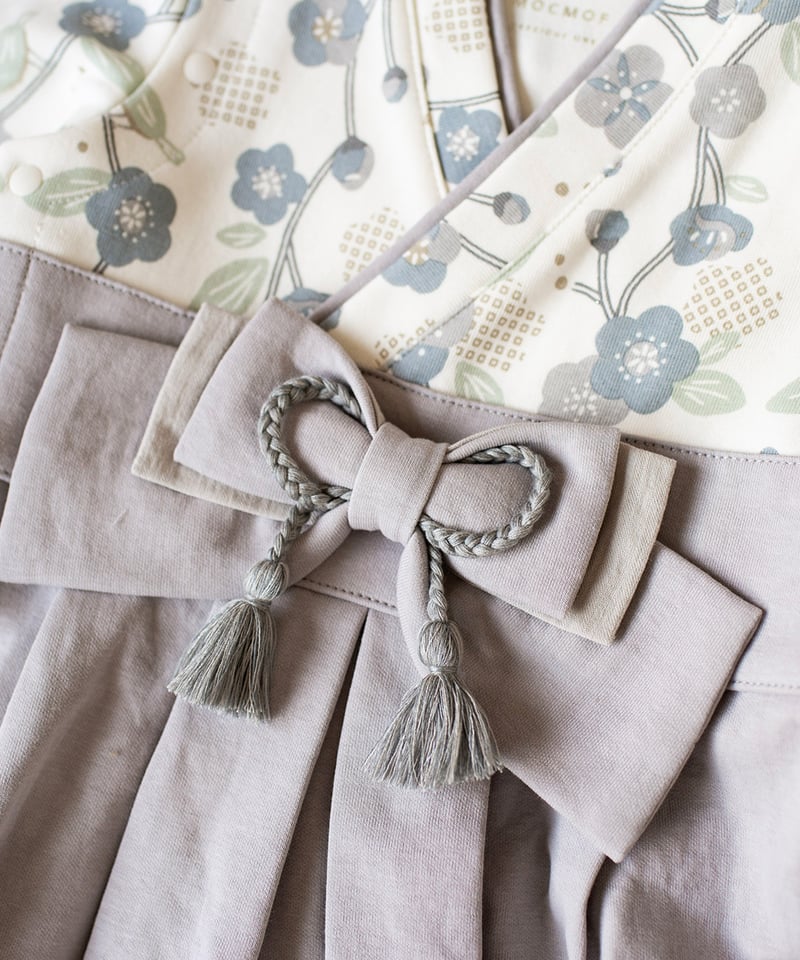 ノベルティ対象] mocmof 袴 ロンパース ( うめ柄 ) 622-556000 | T