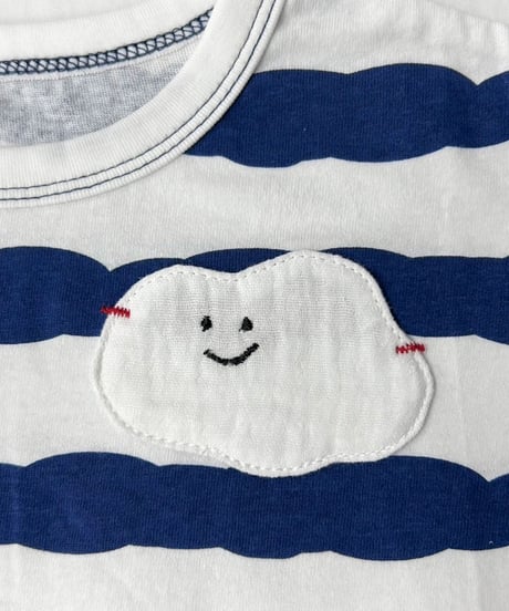 CLOUDY,FINE LATER　くもさんポケット ロンパース　522-666026
