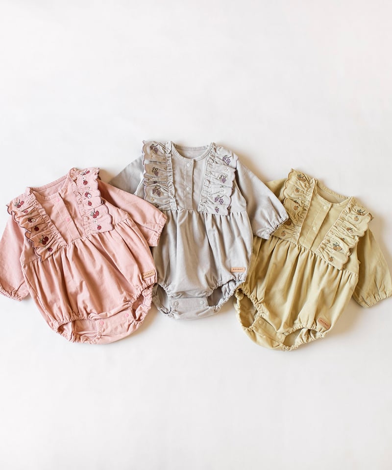 mocmof フルーツ刺繍ロンパース 622-574259 | TAKARAYA ONLINE