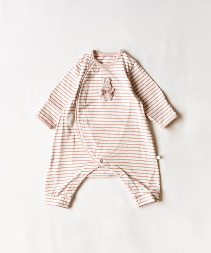 mocmof アニマル アップリケ かんたんロンパース 622-556019 | TAKARA