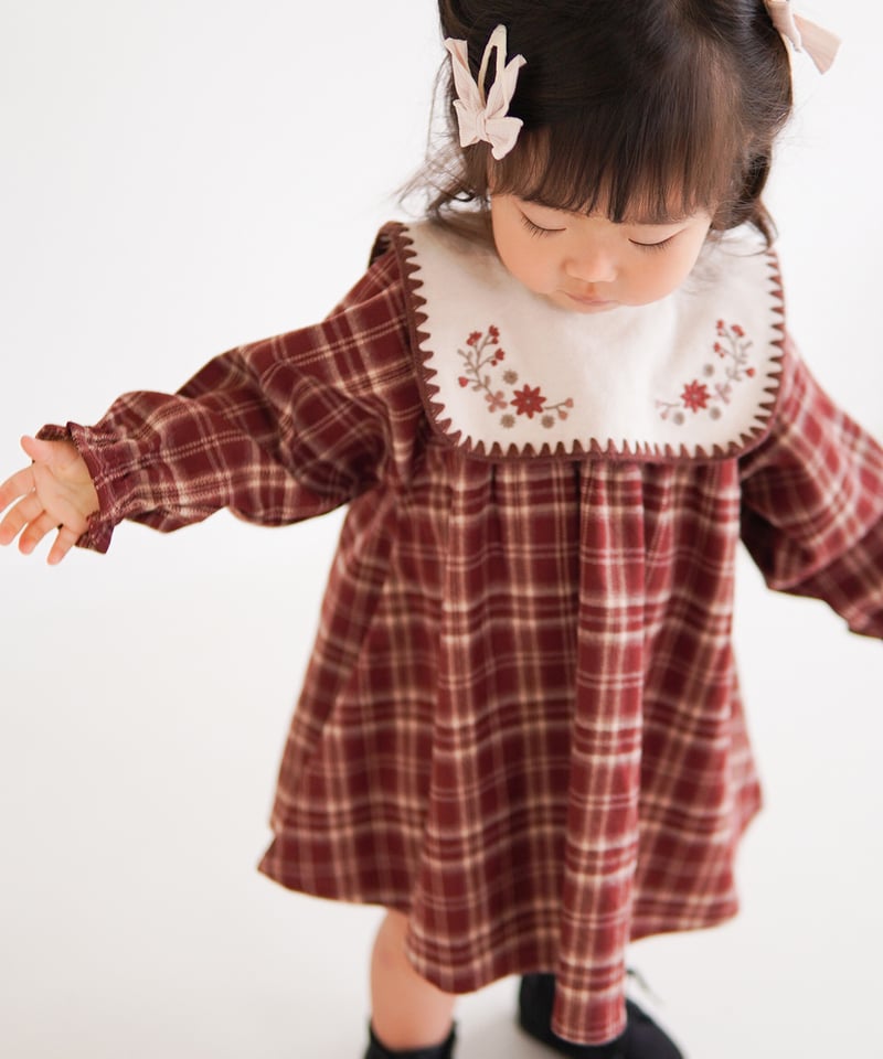 coto cotte フォークロア花刺繍ワンピース 722-574003 | TAKARAYA