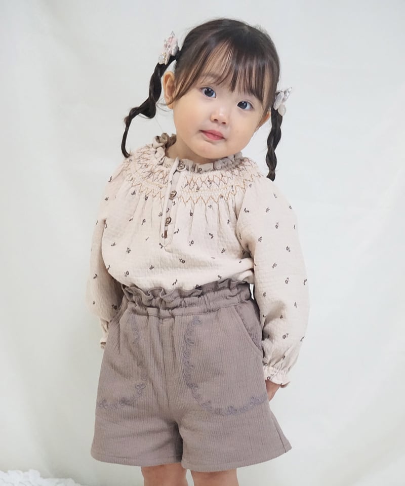 coto cotte 二重織り刺繍パンツ 722-571023 | TAKARAYA ONLI
