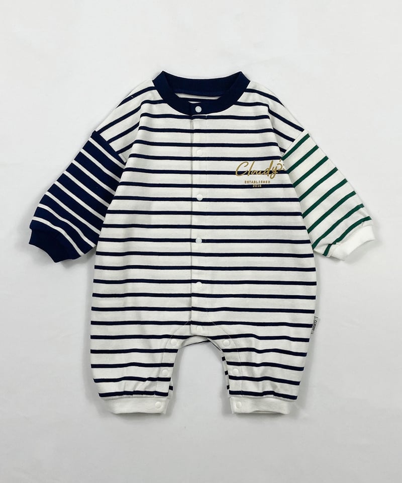 CLOUDY, FINE LATER BABYボーダーロンパース 522-551007 | T